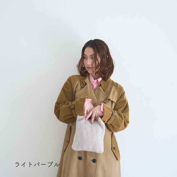 sawada itto：サワダイット-moln-メリヤス編みのミニバッグ