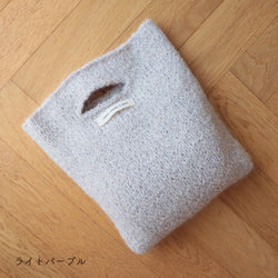 sawada itto：サワダイット-moln-メリヤス編みのミニバッグ