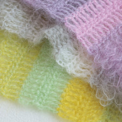 sawada itto：サワダイット-Liion-ボーダーマフラー