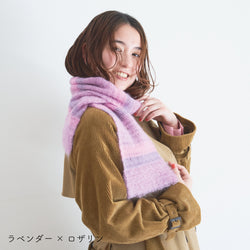 sawada itto：サワダイット-Liion-ボーダーマフラー