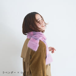 sawada itto：サワダイット-Liion-ボーダーマフラー