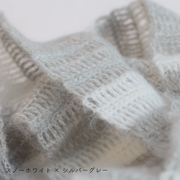 sawada itto：サワダイット-Liion-ボーダーマフラー