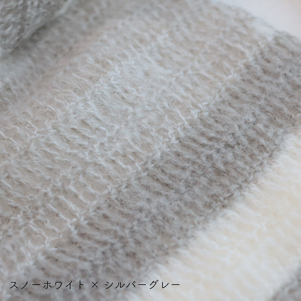 sawada itto：サワダイット-Liion-ボーダーマフラー