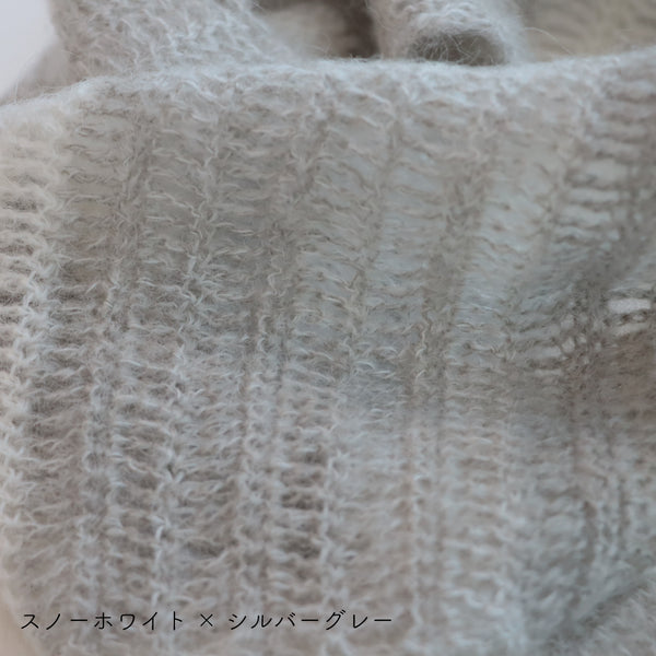 sawada itto：サワダイット-Liion-ボーダーマフラー