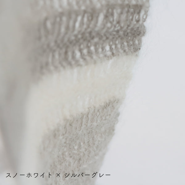 sawada itto：サワダイット-Liion-ボーダーマフラー