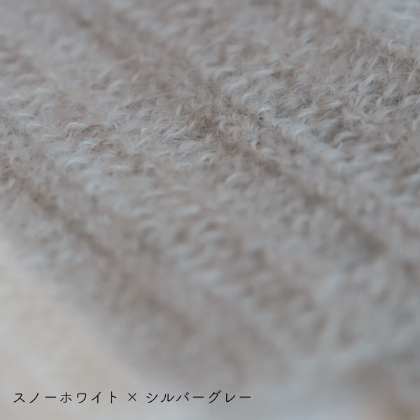 sawada itto：サワダイット-Liion-ボーダーマフラー