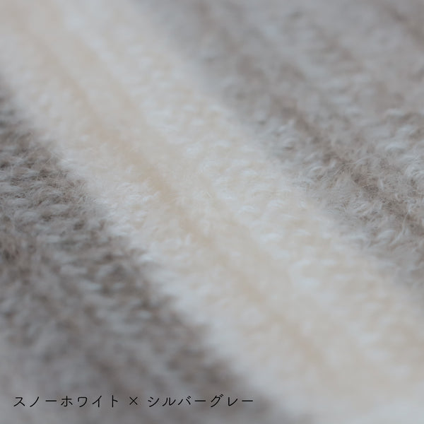 sawada itto：サワダイット-Liion-ボーダーマフラー