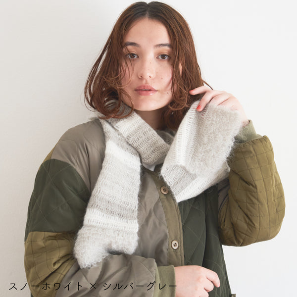 sawada itto：サワダイット-Liion-ボーダーマフラー