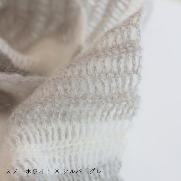 sawada itto：サワダイット-Liion-ボーダーマフラー