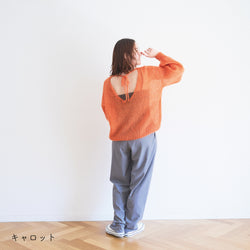 sawada itto：サワダイット-Liion-バックリボンセーター