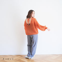 sawada itto：サワダイット-Liion-バックリボンセーター