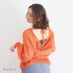 sawada itto：サワダイット-Liion-バックリボンセーター