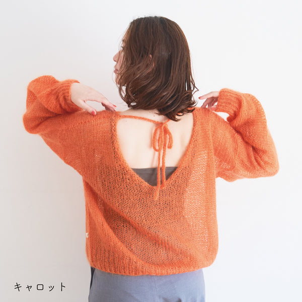 sawada itto：サワダイット-Liion-バックリボンセーター