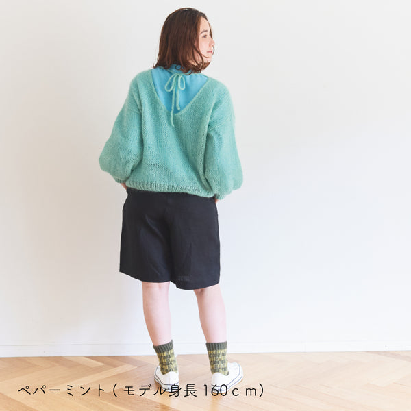 sawada itto：サワダイット-Liion-バックリボンセーター