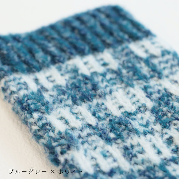 sawada itto：サワダイット-moo-ギンガムチェックソックス