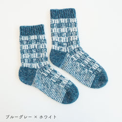 sawada itto：サワダイット-moo-ギンガムチェックソックス