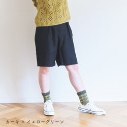 sawada itto：サワダイット-moo-ギンガムチェックソックス