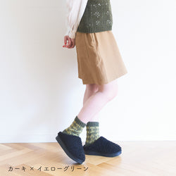 sawada itto：サワダイット-moo-ギンガムチェックソックス