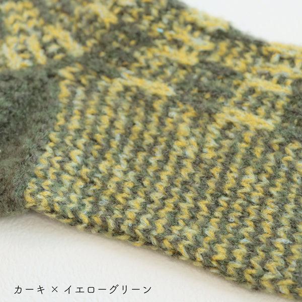 sawada itto：サワダイット-moo-ギンガムチェックソックス