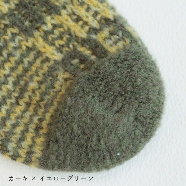 sawada itto：サワダイット-moo-ギンガムチェックソックス