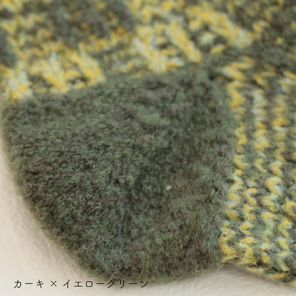 sawada itto：サワダイット-moo-ギンガムチェックソックス