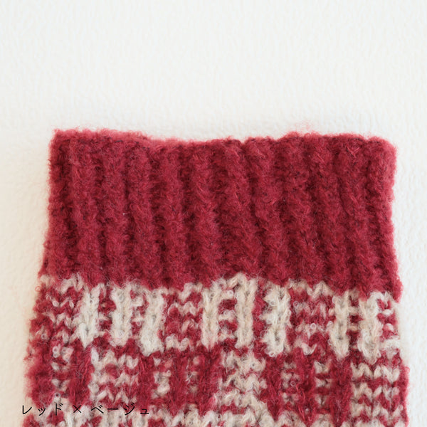 sawada itto：サワダイット-moo-ギンガムチェックソックス