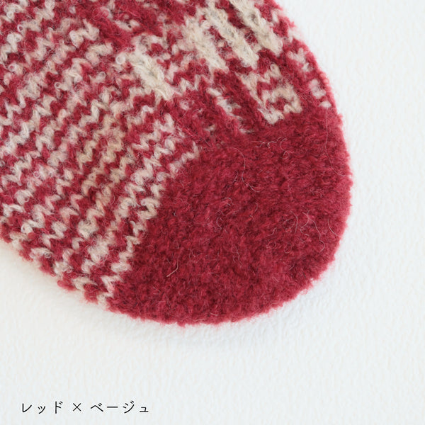 sawada itto：サワダイット-moo-ギンガムチェックソックス