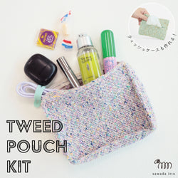 sawada itto：サワダイット-RuF-ツイードポーチ