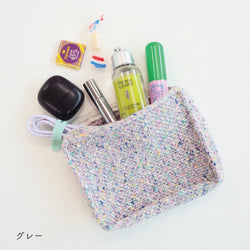 sawada itto：サワダイット-RuF-ツイードポーチ