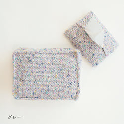 sawada itto：サワダイット-RuF-ツイードポーチ