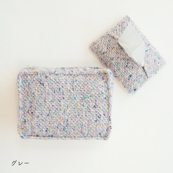 sawada itto：サワダイット-RuF-ツイードポーチ