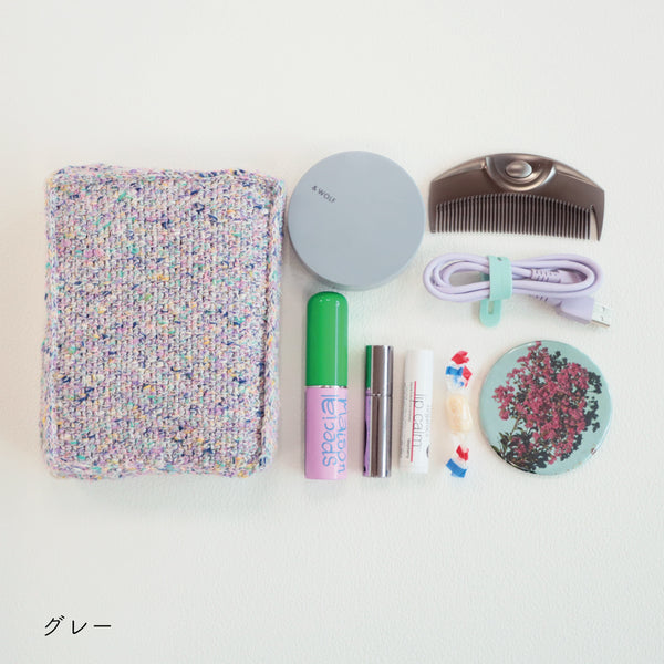 sawada itto：サワダイット-RuF-ツイードポーチ