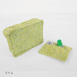 sawada itto：サワダイット-RuF-ツイードポーチ