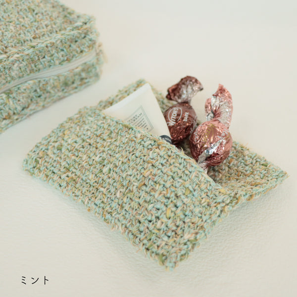 sawada itto：サワダイット-RuF-ツイードポーチ