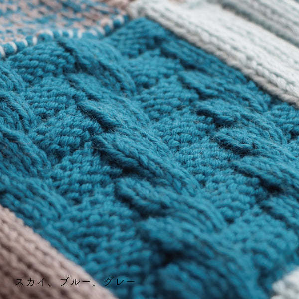 sawada itto：サワダイット-Amotto-ブロックチェックカーディガン