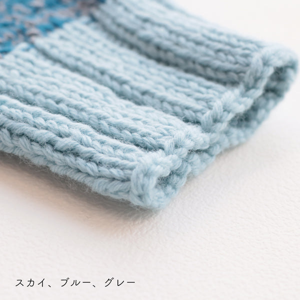 sawada itto：サワダイット-Amotto-ブロックチェックカーディガン