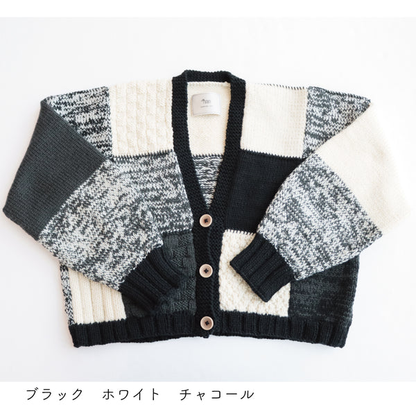 sawada itto：サワダイット-Amotto-ブロックチェックカーディガン