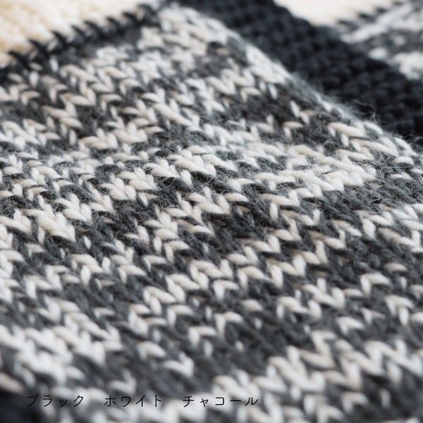 sawada itto：サワダイット-Amotto-ブロックチェックカーディガン