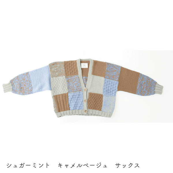sawada itto：サワダイット-Amotto-ブロックチェックカーディガン