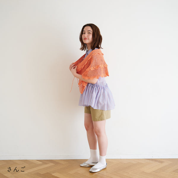 sawada itto：サワダイット-こねり-3wayショール