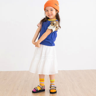 【New Arrival】ami amie :柴犬ニット袖Tシャツ/251017