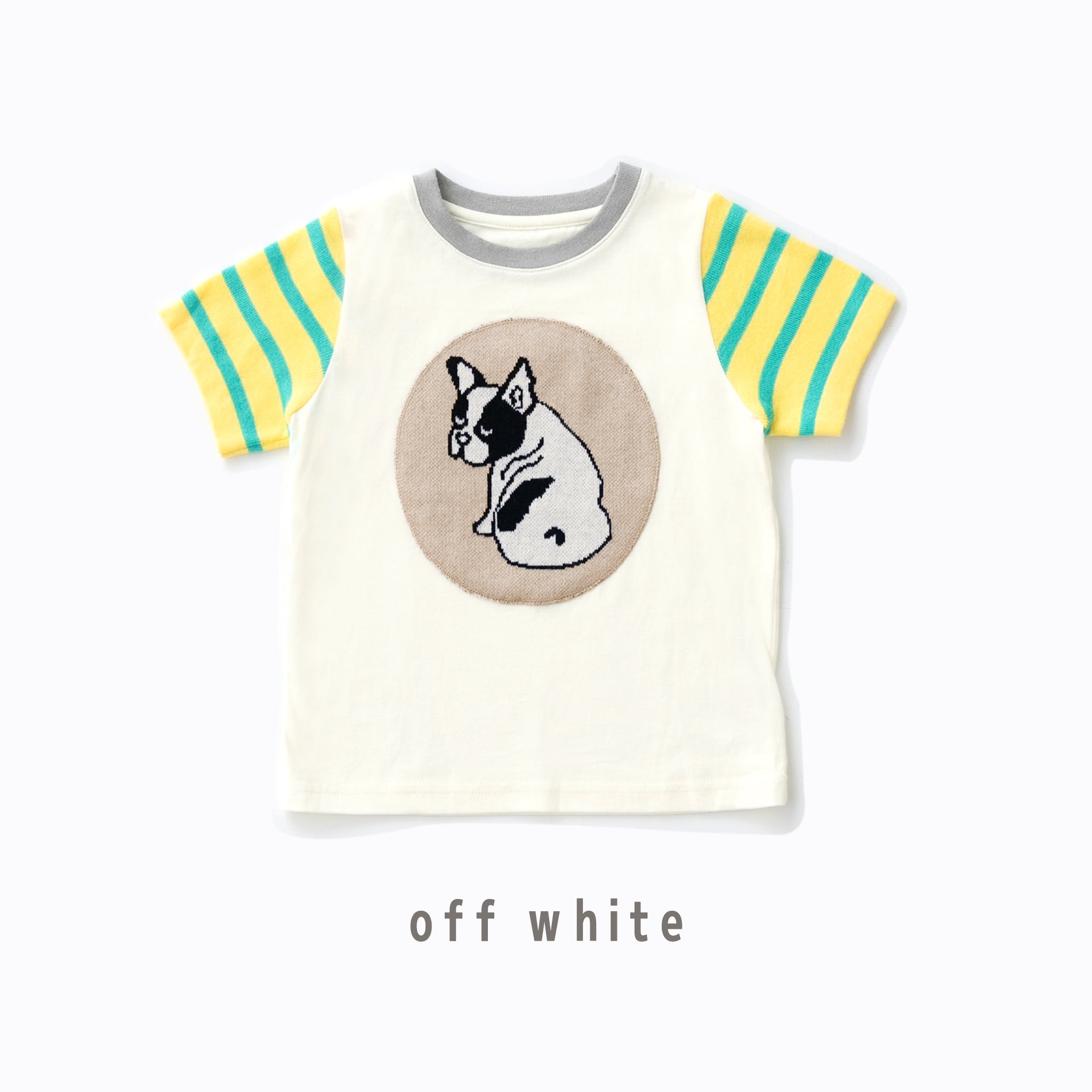 【New Arrival /ママサイズ 新入荷】ami amie :フレンチブルドッグTシャツ/251020