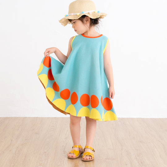 【SALE 30%OFF】ami amie :まるノースリーブAラインワンピース/251025