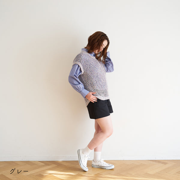 sawada itto：サワダイット-RuF-メッシュプルオーバー