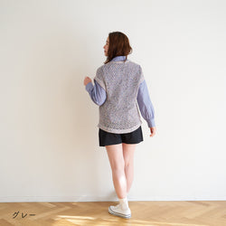 sawada itto：サワダイット-RuF-メッシュプルオーバー