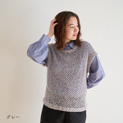 sawada itto：サワダイット-RuF-メッシュプルオーバー