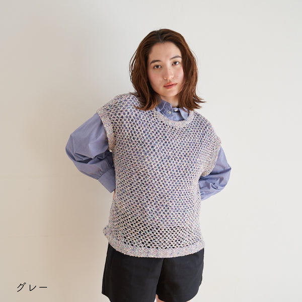 sawada itto：サワダイット-RuF-メッシュプルオーバー