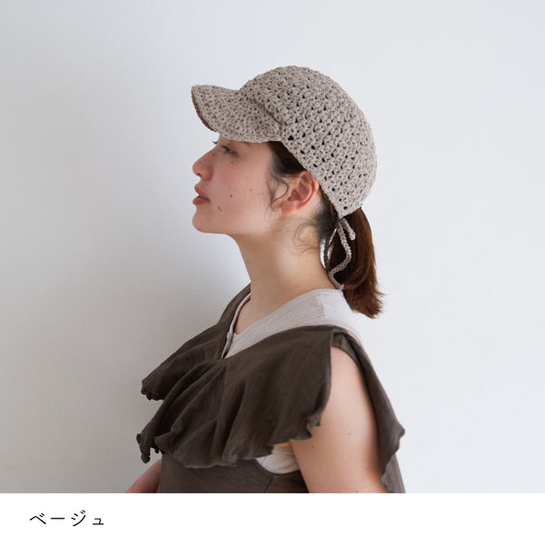 sawada itto：サワダイット-SHANA-バックリボンキャップ