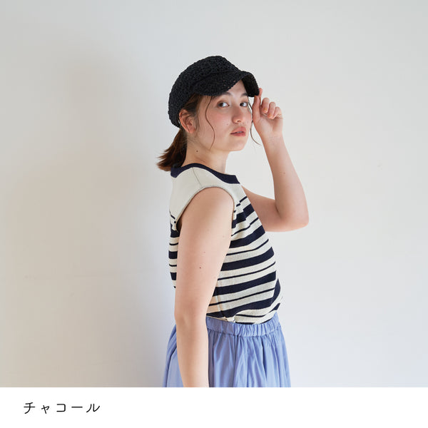 sawada itto：サワダイット-SHANA-バックリボンキャップ