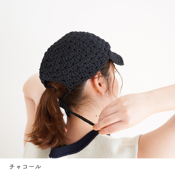 sawada itto：サワダイット-SHANA-バックリボンキャップ